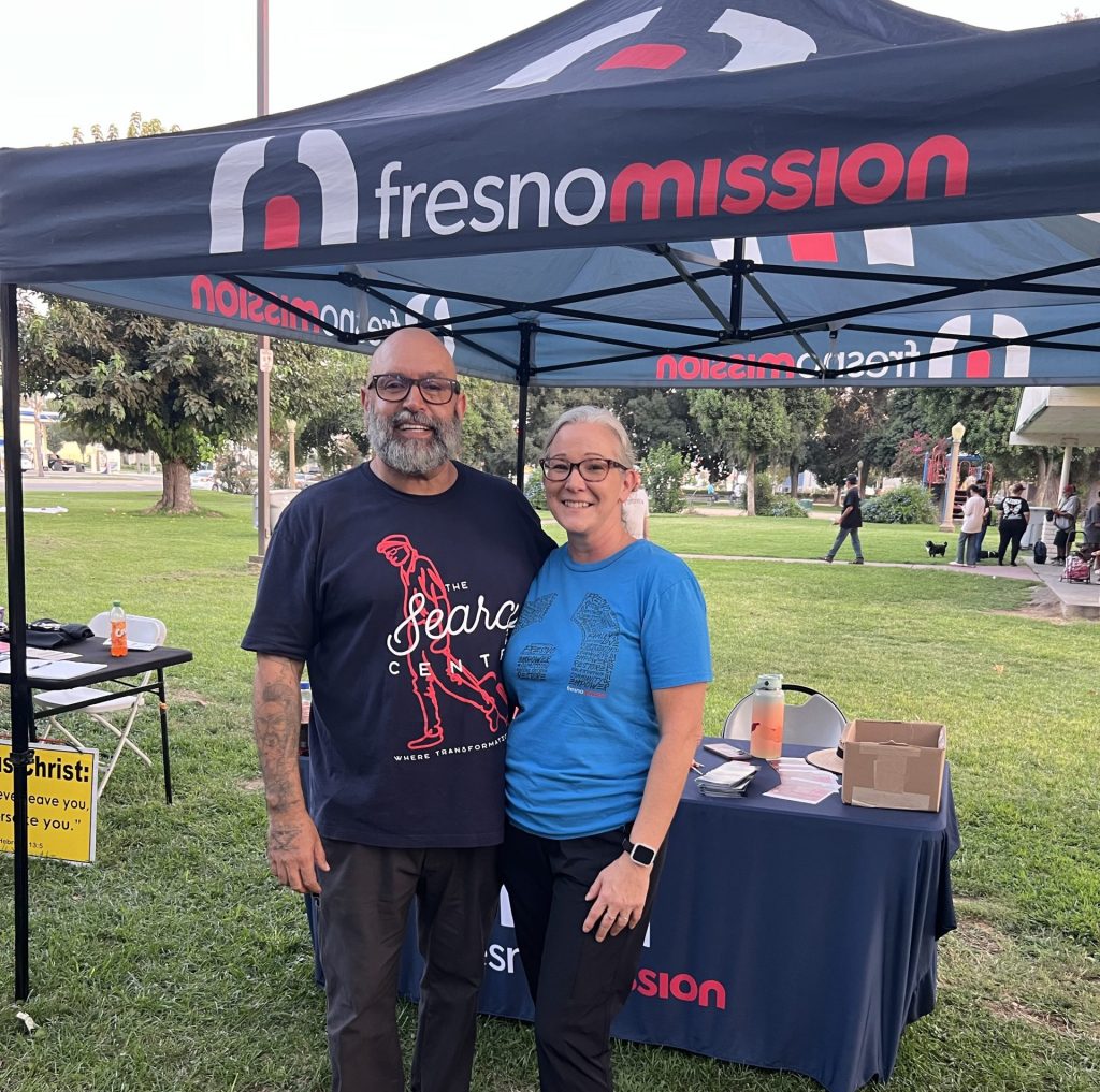 Pablo and his wife at Praise in the Park event.