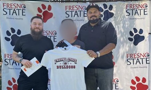 City Youth posing at Fresno State Acceptance Day